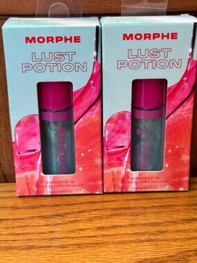 Morphe Lust Potion Bi-Phase Lip Oil - 2 boxes